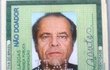 Falešný pas s fotkou Jacka Nicholsona.