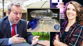 Zavést zálohy na PET lahve a plechovky, nebo ne? Ministr životního prostředí Richard Brabec (ANO) je proti, expertka Soňa Jonášová upozorňuje na výhody.