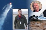 V troskách Bransonova vesmírného letounu zahynul zkušený pilot Michael Alsbury.