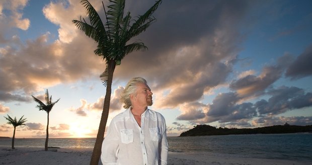 Sir Richard Branson koupil ostrov v roce 1979.