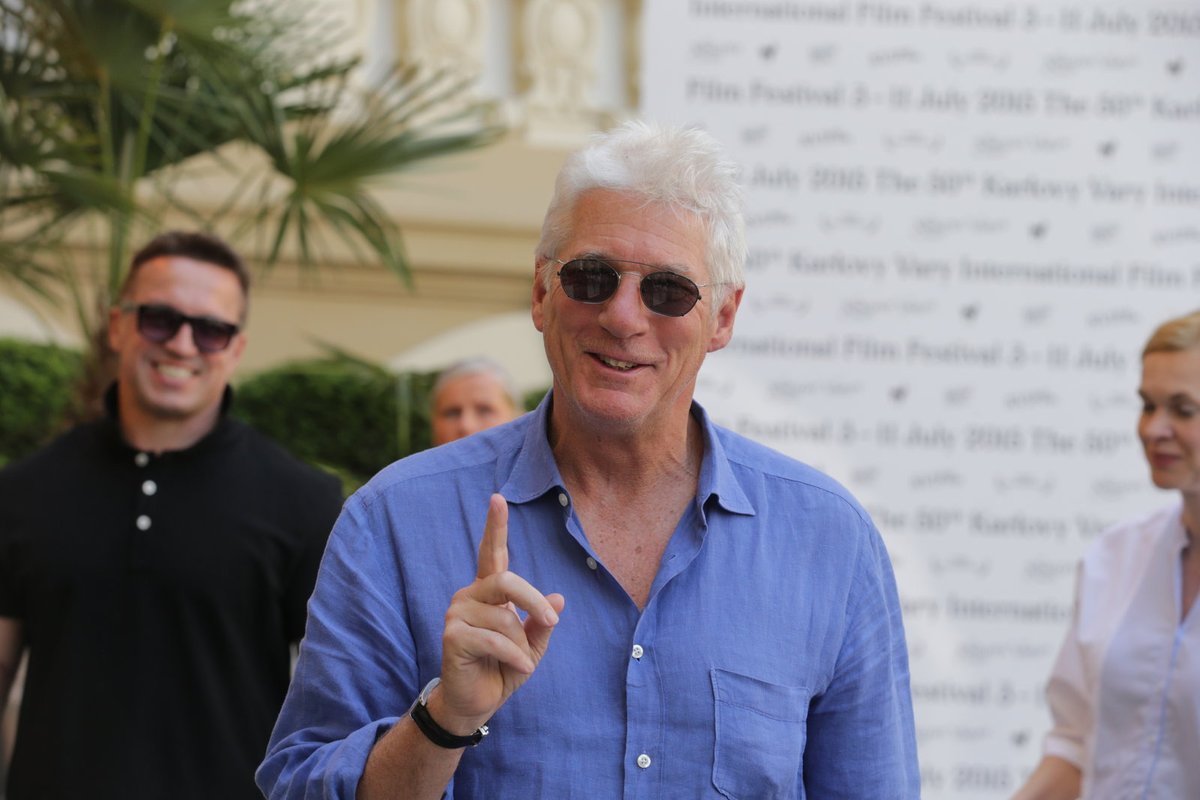 Richard Gere na MFF v Karlových Varech