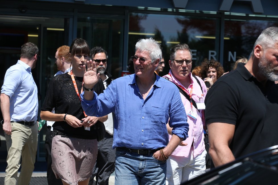 Richard Gere na MFF v Karlových Varech