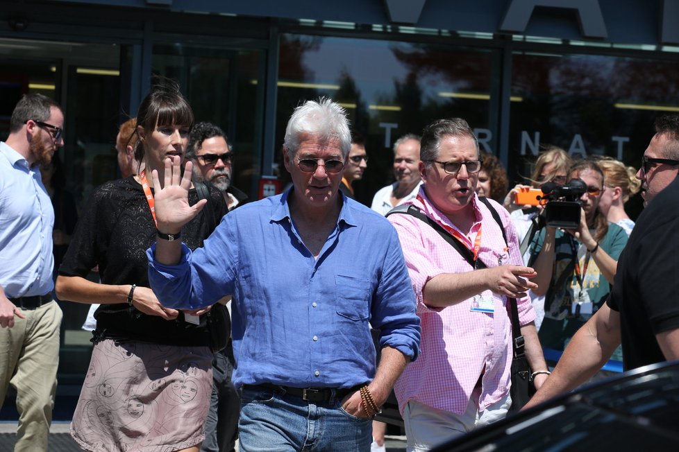 Richard Gere na MFF v Karlových Varech