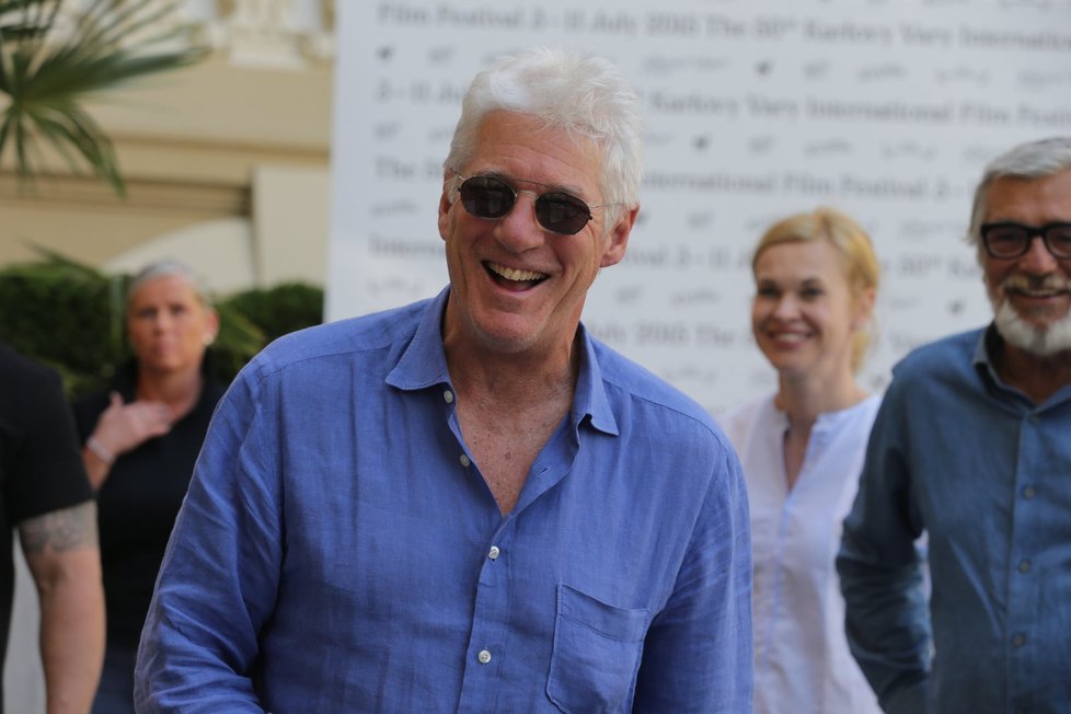 Richard Gere na MFF v Karlových Varech