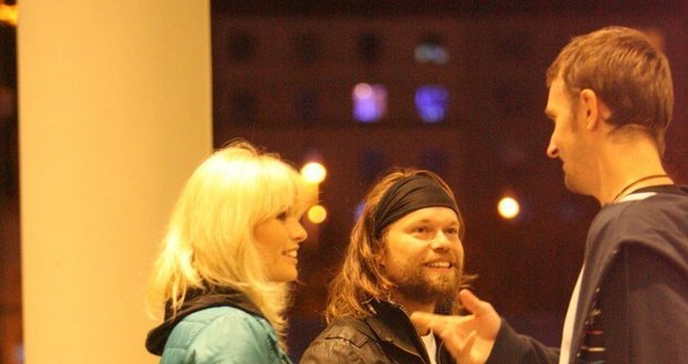 Richard Krajčo s modelkou Martinou Poulíčkovou