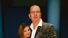Bývalý manžel Richard Müller s dcerou Emou.