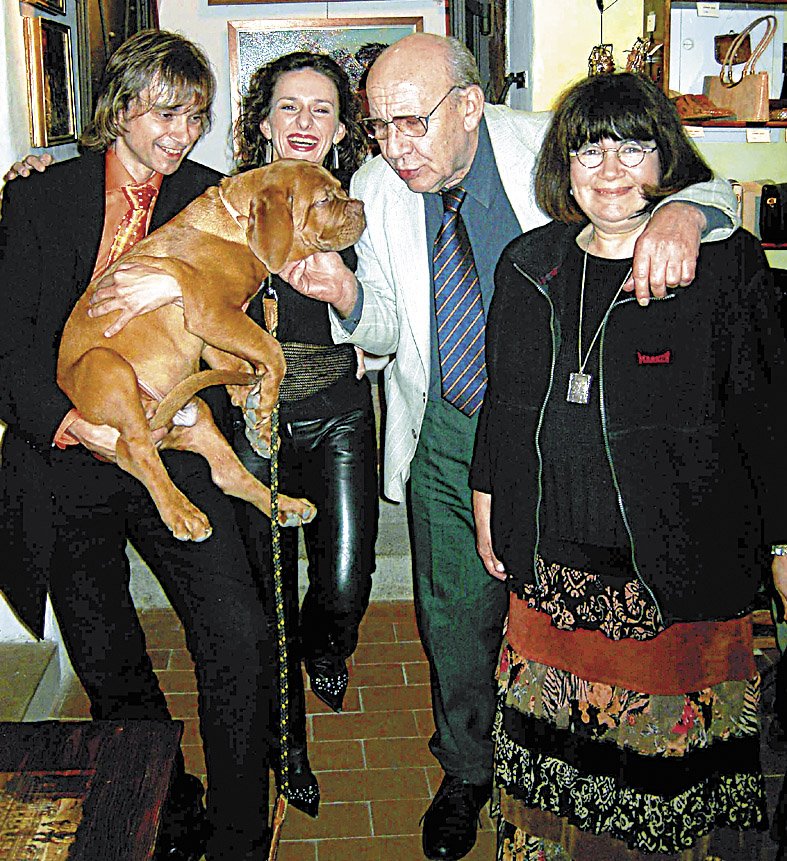 Richard Pachman, Miroslav Moravec a Uršula Kluková v roce 2005