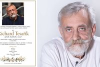 Zesnulý Richard Tesařík (†80): Co odhalilo parte? Detaily posledního rozloučení