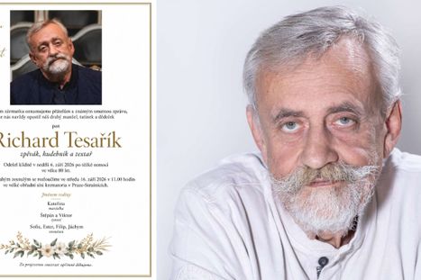 Obrázek: PŘÍMÝ PŘENOS: Pohřeb Richarda Tesaříka (†80), legendy Yo Yo Bandu