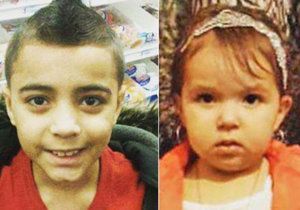 Richie Zaragoza (10) a jeho nevlastní sestřička Ginaya Mendoza (4) se otrávili džusem s metanolem.