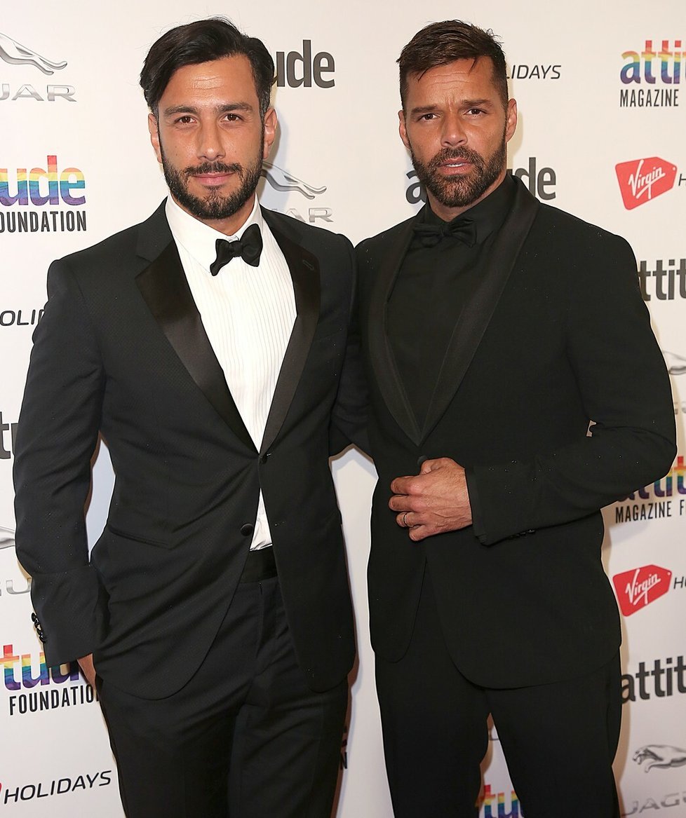 Ricky Martin s manželem