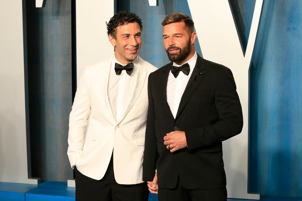 Ricky Martin s manželem