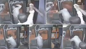 Zloděj se pokusil ukrást ženě v autobusu kabelku, jenže narazil na drsného řidiče, který mu dal co proto!