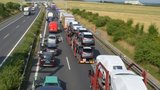 Hromadná nehoda na dálnici D5: Komplikace jsou na příjezdu do Prahy  