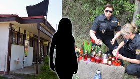 Smutek za zesnulou policistku: Na služebně v Kostelci vlaje černý prapor, na místě tragédie kolegové rozsvítili svíčky. A přispívají i na pomoc Petřině rodině