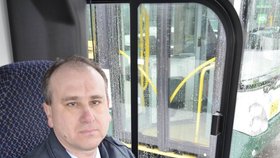 Řidič trolejbusu Josef Fleisig (44)