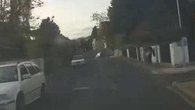 Nebezpečné pronásledování BMW u Budyně nad Ohří.