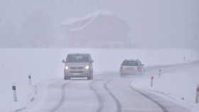 Na jihozápadě Čech a na Vysočině bude v pátek trvale a místy i vydatně sněžit.