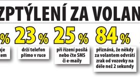 Data z průzkumu Nadace VINCI Autoroute o českých řidičích. (2026)