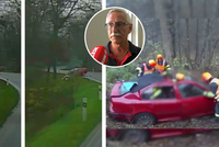 Jela si jako v létě a zapomněla na zrádnost nadcházející zimy: Mokro, nebo černý led?