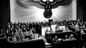 Nacistický propagandistický film Triumf vůle německé filmařky Leni Riefenstahlové