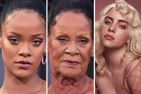 Melania Trump, Rihanna, Billie Eilish a dalších 7 známých žen: Jak budou vypadat za 40 let? 