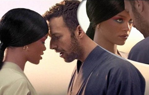 Rihanna natočila s Coldplay klip: Chris Martin si užil milostnou scénu!