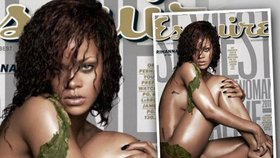 Rihanna se nechala na titulku pánského magazínu Esquire vyfotit nahá