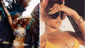 Zpěvačka Rihanna si dovolenou opravdu užívá!