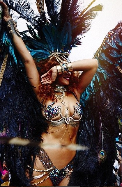 Rihanna na karnevalu.