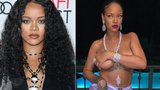 Rihanna svérázně potěšila fanoušky: Rukou si drtila nahé ňadro!
