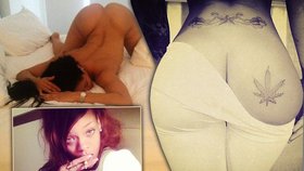 Sexy Rihanna dráždí internet: Prsa, zadeček a marihuana