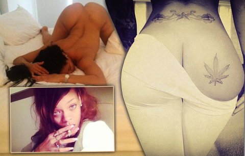 Sexy Rihanna dráždí internet: Prsa, zadeček a marihuana