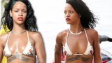 Rihanna chce být za každou cenu sexy: Prsa dává na odiv v minibikinách!