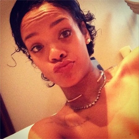 Rihanna a její publikovatelné selfie