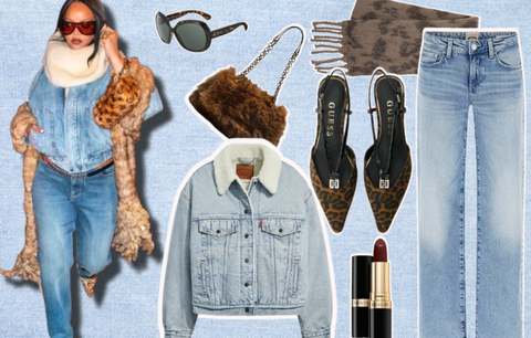 Rihanna ukazuje letošní trendy: Luxusní street style z denimu a kožešiny