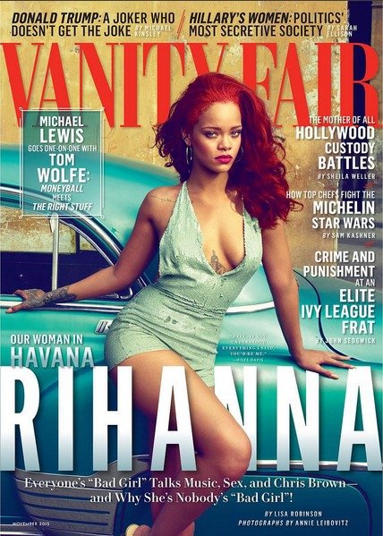 Rihanna na titulní straně Vanity Fair