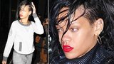 Příšerná vizáž! Vyčerpaná Rihanna s mastnými vlasy děsila okolí