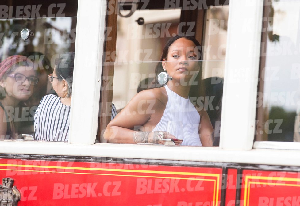 Rihanna obdivovala krásy Prahy.