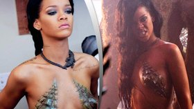 Rihanna je pořádná divoška. Její hrudník si teď může prohlédnout celý svět!