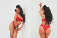 Rihanna opět provokuje: Sexy v rudé krajce