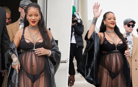 Těhotná zpěvačka a podnikatelka Rihanna