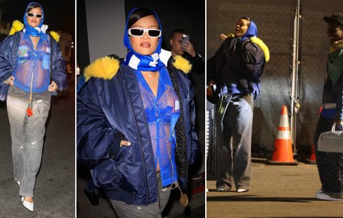 Bříško jako módní doplněk? Zpěvačka Rihanna udává módní trendy i v těhotenství!