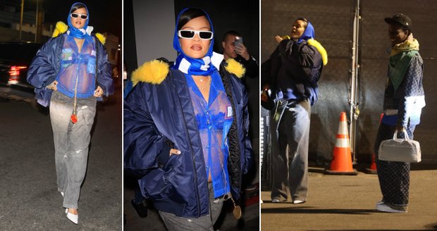 Stylová i těhotná! Rihanna se toho nebojí