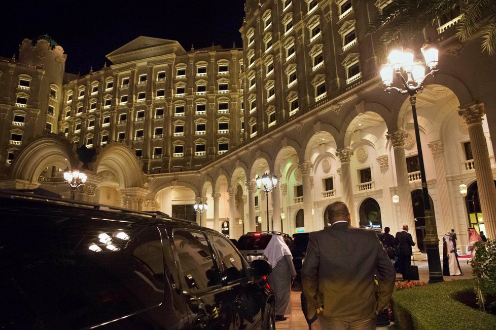 Hotel Ritz-Carlton v Rijádu, kde bylo „vězněno“ asi 200 lidí