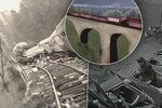 Z viaduktu u Řikonína spadly dva vagóny s cestujícími 11. prosince 1970, 31 lidí zemřelo.