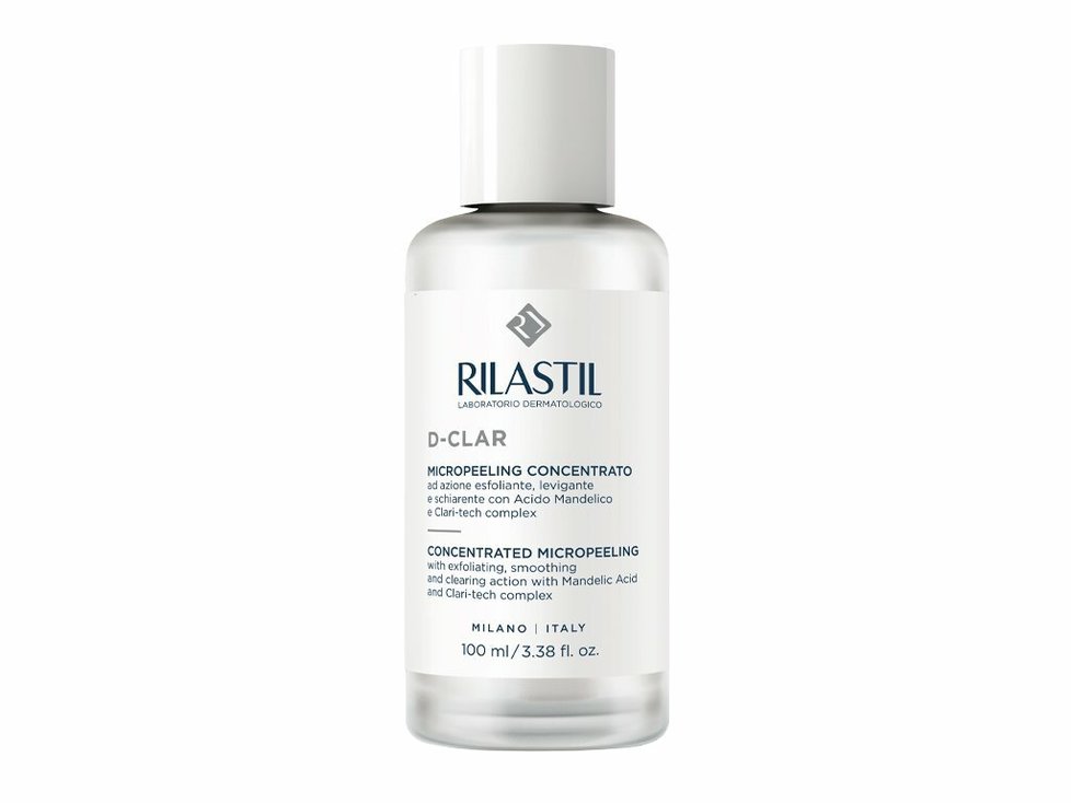 Intenzivní mikropeeling pro obnovu pokožky D-Clar, Rilastil, 720 Kč (100 ml), koupíte na www.aurio.cz