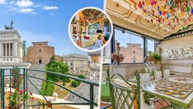 Luxusní penthouse v centru Říma se prodal za více než 291 milionů korun.