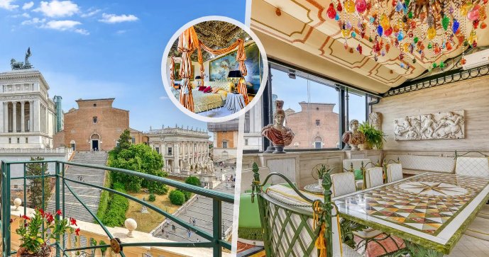Luxusní penthouse v centru Říma se prodal za více než 291 milionů korun.