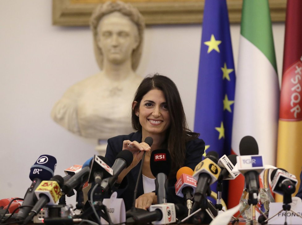 Starostka Říma Virginia Raggi